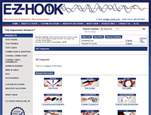 Tablet Screenshot of catalog.e-z-hook.com